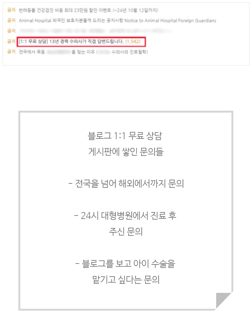 동물병원광고, 폐업 위기에서 매출 4배 상승 / 전국에서 방문하는 병원이 관련 이미지